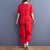 HN-RED RING CAPRI PRINTED NIGHT SUIT